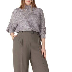 ✨ La Vie Rebecca Taylor Cozy Spacedye Lilac Sweater – Size Large ✨